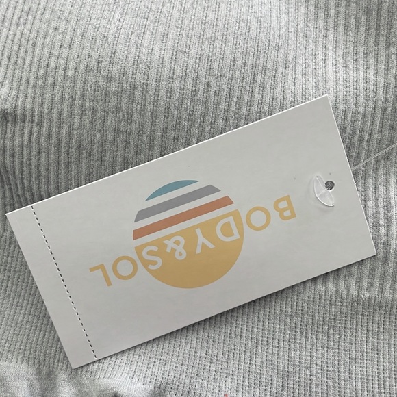 New Ruffle Edge Bralette in Heather Grey - Picture 6 of 12